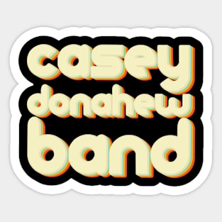 vintage color casey donahew band Sticker